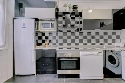 Una cocina o zona de cocina en Monasterio