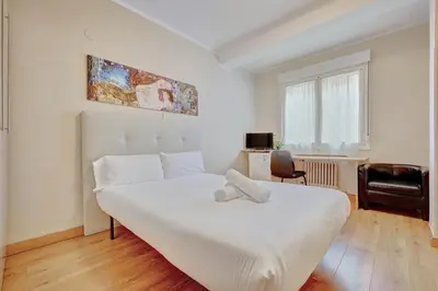 Cama o camas de una habitación en Monasterio
