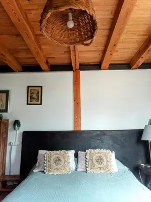 Cama o camas de una habitación en Suite en cuadra pajar, casa Rural