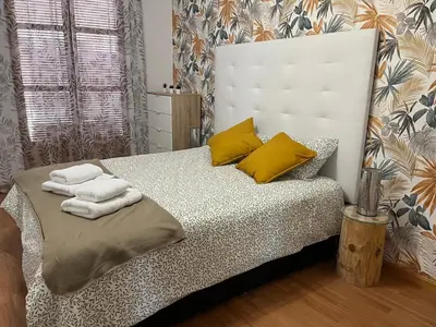 Cama o camas de una habitación en 18 Torres La Magdalena