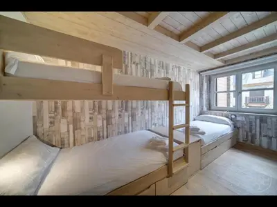 Cama o camas de una habitación en LUIS ARIAS de Alma de Nieve
