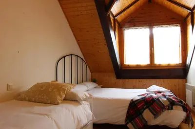 Cama o camas de una habitación en Misalas, Ski y montaña petfriendly - Arafita Apartamentos