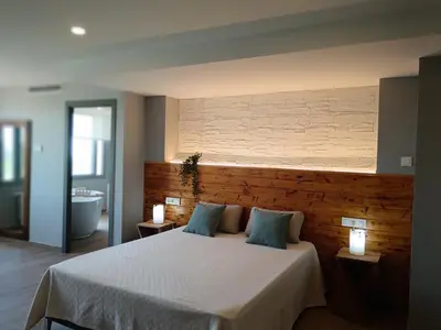 Cama o camas de una habitación en Camí Romà