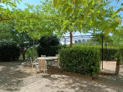 Jardín al aire libre en Camí Romà