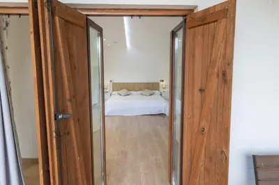 Cama o camas de una habitación en Casa Rural Urtasun