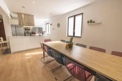 Una cocina o zona de cocina en Casa Rural Urtasun