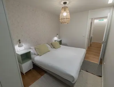 Cama o camas de una habitación en Balcón de Santo Domingo by Clabao