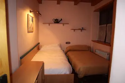 Cama o camas de una habitación en ERA CASETA de Salardu