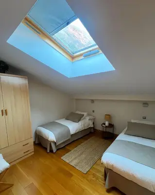 Cama o camas de una habitación en La Villa de Herce
