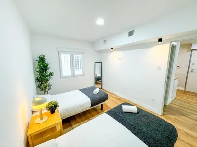 Cama o camas de una habitación en Bardaji del Pilar Turistea