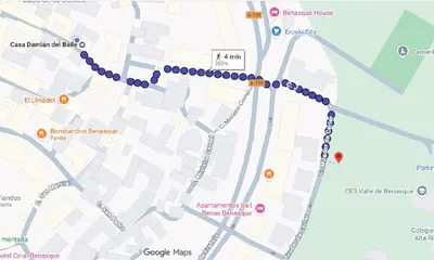 Plano de Casa Damián del Baile Apartamentos