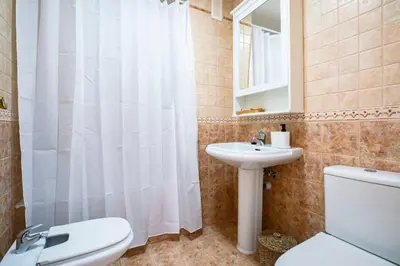 Un baño de El Rincón de Eva l Terraza l Wifi l Luminoso