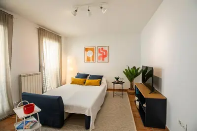 Cama o camas de una habitación en El Rincón de Eva l Terraza l Wifi l Luminoso