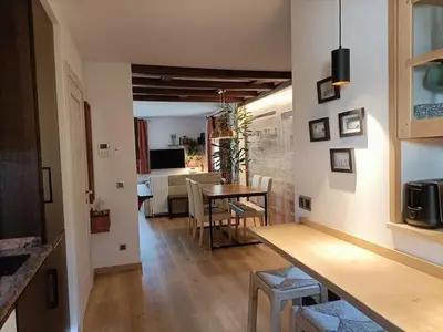 Una cocina o zona de cocina en Espectacular y acogedor apartamento con todas las comodidades