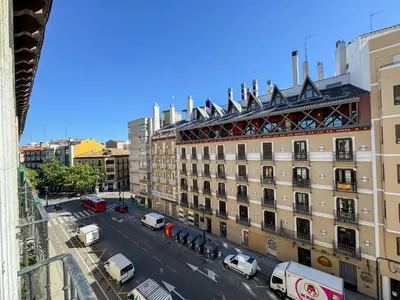 Vista general de Zaragoza o vista desde el apartamento