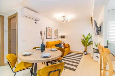 Zona de estar de Modern Comfort in the Heart of Zaragoza