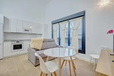 Una cocina o zona de cocina en Loft abejeras By Clabao