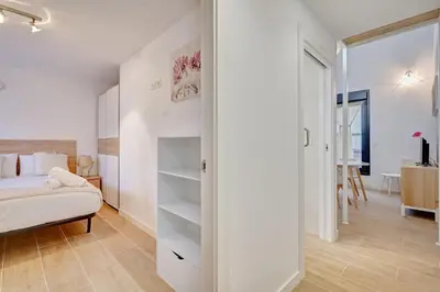Cama o camas de una habitación en Loft abejeras By Clabao