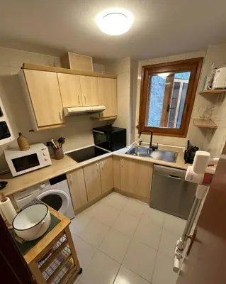 Una cocina o zona de cocina en Arafita, cálido y familiar - Arafita Apartamentos