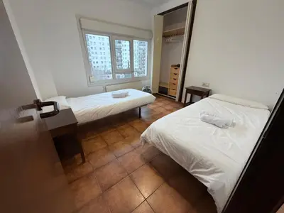 Cama o camas de una habitación en mikasita Pamplona Castaños - student housing & coliving