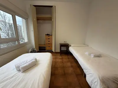 Cama o camas de una habitación en mikasita Pamplona Castaños - student housing & coliving