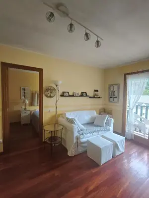 Cama o camas de una habitación en Apartamento IZAS Canfranc