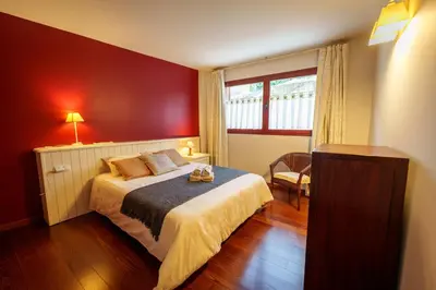 Cama o camas de una habitación en Apartament Vega - Vall Fosca - L'Amfitriona