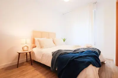 Cama o camas de una habitación en Casa Rita 3 Dormitorios 2 Baños Casco Antiguo