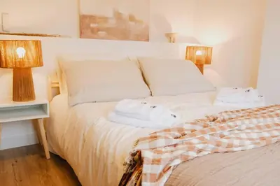 Cama o camas de una habitación en Casa Rita 3 Dormitorios 2 Baños Casco Antiguo