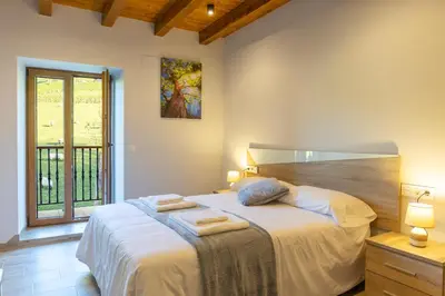 Cama o camas de una habitación en Alkatenea