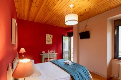 Cama o camas de una habitación en Petit Verneda