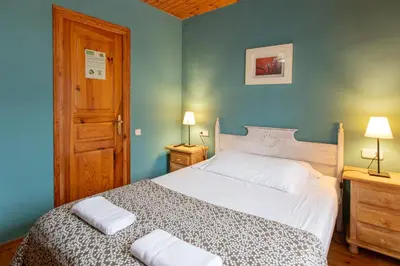 Cama o camas de una habitación en Petit Verneda
