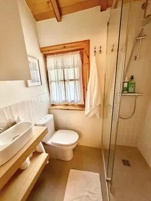 Un baño de Casa de montaña en Arties
