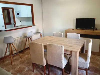 Una televisión o centro de entretenimiento en La Quinta Terra Alta Matarraña