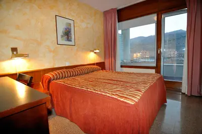 Cama o camas de una habitación en Hotel Solé