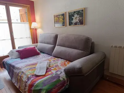 Zona de estar de InmoCyma Pico Sayó Benasque