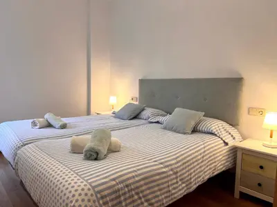 Cama o camas de una habitación en Apartament Escapat Sort - L'Amfitriona