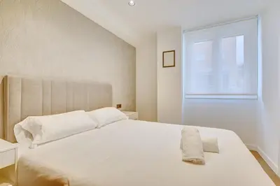 Cama o camas de una habitación en Apartamentos Jorgito by Clabao