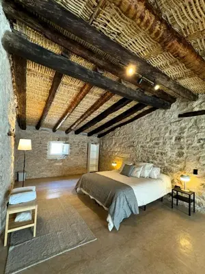 Cama o camas de una habitación en Casa Vivó