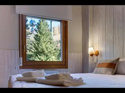 Cama o camas de una habitación en CRODOS de Alma de Nieve