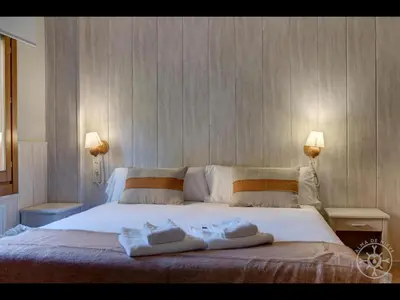 Cama o camas de una habitación en CRODOS de Alma de Nieve