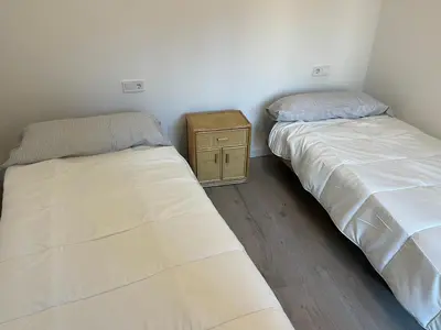 Cama o camas de una habitación en El balcón de San Andrés