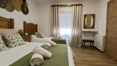 Cama o camas de una habitación en La Cantera