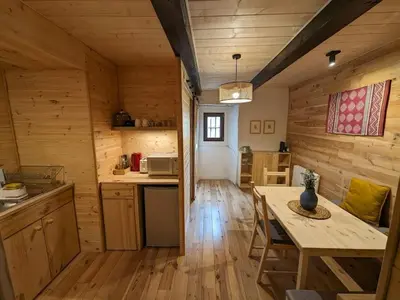 Una cocina o zona de cocina en La Rústica - estudio rural