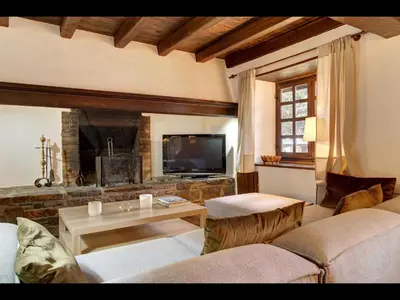 Zona de estar de CASA BOLARD de Alma de Nieve