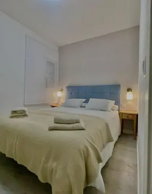 Cama o camas de una habitación en Serena Arte