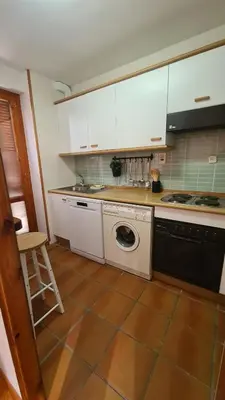 Una cocina o zona de cocina en El ibón de Gala