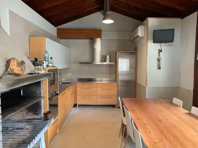 Una cocina o zona de cocina en Casa Rural Zapalegui Landetxea