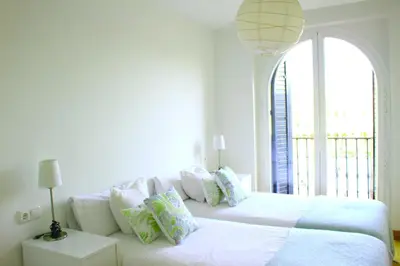 Cama o camas de una habitación en Aloha Apartamentos