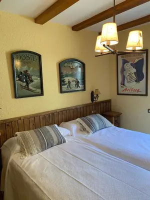 Cama o camas de una habitación en Benasque 26
